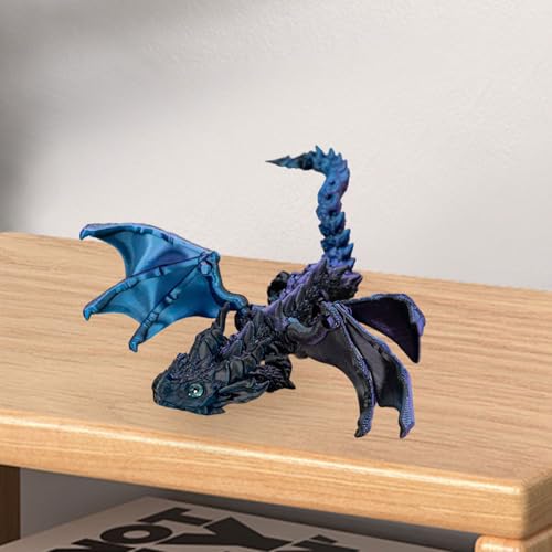 Keyubria 3D Gedruckter Drache, Ewegliche Gelenke Drache 3D-gedrucktes Geschenk, Gedruckter Beweglicher drachens Spielzeug Für Home Office Decor, Stress Relie, Geburtstagsgeschenk Keyubria 3D Gedruckter Drache, Ewegliche Gelenke Drache 3D-gedrucktes Geschenk, Gedruckter Beweglicher drachens Spielzeug Für Home Office Decor, Stress Relie, Geburtstagsgeschenk von Keyubria