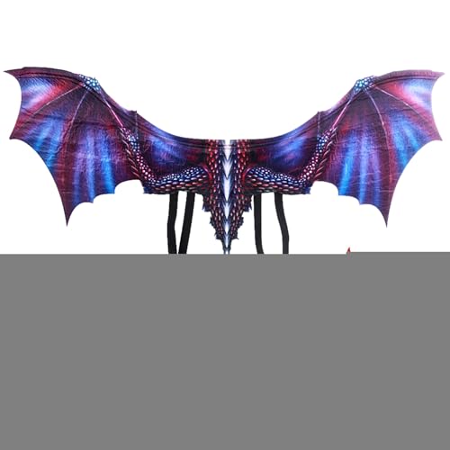 Keyubria Drachenflügel Für Erwachsene,Flügel Cosplay | Vliesstoff Flügel Für Halloween Tiermotiv Mittelalterfest Karneval Für Kinder Und Erwachsene von Keyubria