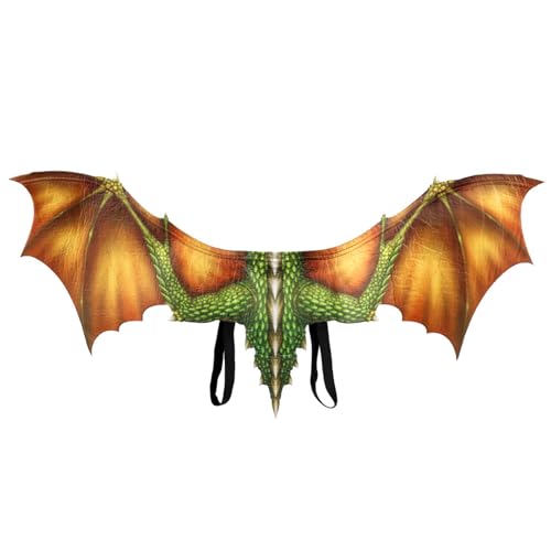 Keyubria Drachenkostüm,Flügel Cosplay - Vliesstoff Flügel Für Halloween Tiermotiv Mittelalterfest Karneval Für Kinder Und Erwachsene Keyubria Drachenkostüm,Flügel Cosplay - Vliesstoff Flügel Für Halloween Tiermotiv Mittelalterfest Karneval Für Kinder Und Erwachsene von Keyubria
