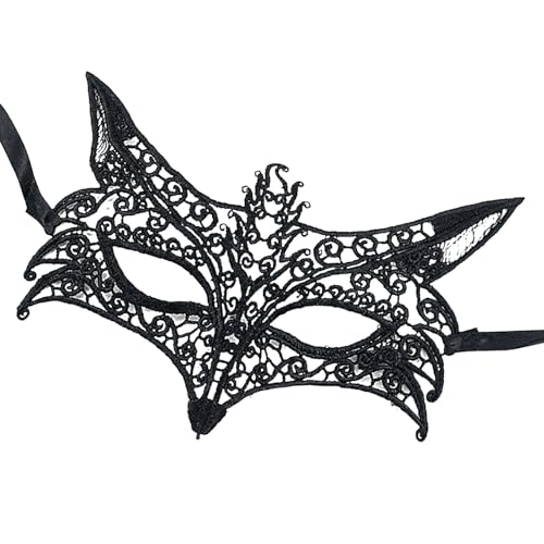 Keyubria Lace Eye Masque,Damen Karneval Gesichtsmaske - Augenmaske für Party Cosplay Bühnenauftritte Halloween Weihnachten von Keyubria