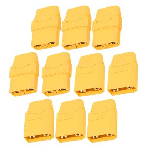 Keyubria XT 90 -Anschlüsse, XT90 -Anschlüsse | 5 Paare XT 90 Anschlussbatterie - Home Audio Accessoires für Thanksgiving, Young, Fachleute, Geschäftsanwender von Keyubria