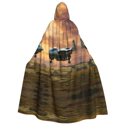 Flugzeug-Jets-Halloween-Umhang, goldener Kapuzenumhang, volle Länge, Robe, Umhang, Halloween-Kostüm, Cosplay, Party Flugzeug-Jets-Halloween-Umhang, goldener Kapuzenumhang, volle Länge, Robe, Umhang, Halloween-Kostüm, Cosplay, Party von Kfjghhl
