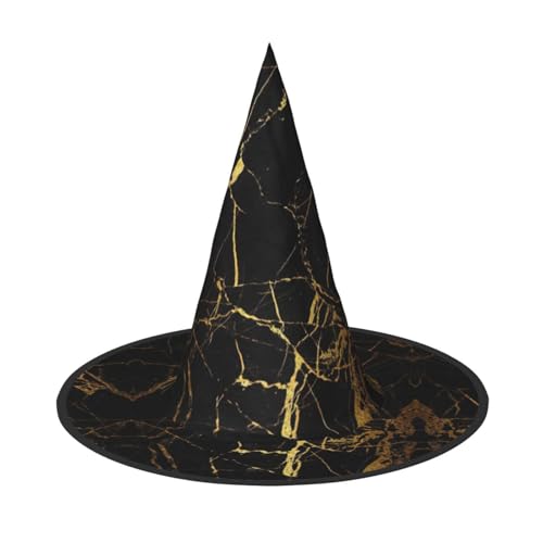 Kfjghhl 3D-Kostüm, stilvolle Goldmarmorier-Textur, Halloween-Hut, böse Kostüme, Erwachsene, Unisex, Stirnband, Kostümzubehör, Weihnachtsfeier, Cosplay, Zauberer-Kostüm, Outfit, Halloween Kfjghhl 3D-Kostüm, stilvolle Goldmarmorier-Textur, Halloween-Hut, böse Kostüme, Erwachsene, Unisex, Stirnband, Kostümzubehör, Weihnachtsfeier, Cosplay, Zauberer-Kostüm, Outfit, Halloween von Kfjghhl