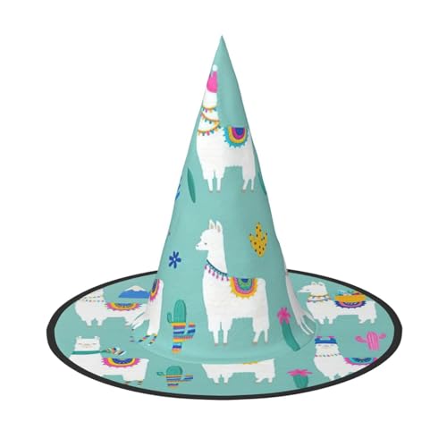 Kfjghhl Alpaka-Llama, Halloween-Hut, böse Kostüme, Erwachsene, Unisex, Stirnband, Kostümzubehör, Weihnachtsfeier, Cosplay, Zauberer-Kostüm, Outfit, Halloween Kfjghhl Alpaka-Llama, Halloween-Hut, böse Kostüme, Erwachsene, Unisex, Stirnband, Kostümzubehör, Weihnachtsfeier, Cosplay, Zauberer-Kostüm, Outfit, Halloween von Kfjghhl