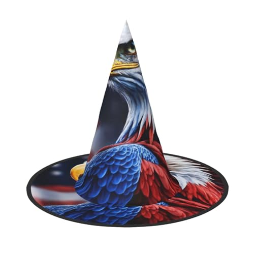 Kfjghhl Amerikanischer Weißkopfseeadler, Halloween-Hut, böse Kostüme, Erwachsene, Unisex, Stirnband, Kostümzubehör, Weihnachtsfeier, Cosplay, Zauberer-Kostüm, Outfit, Halloween Kfjghhl Amerikanischer Weißkopfseeadler, Halloween-Hut, böse Kostüme, Erwachsene, Unisex, Stirnband, Kostümzubehör, Weihnachtsfeier, Cosplay, Zauberer-Kostüm, Outfit, Halloween von Kfjghhl