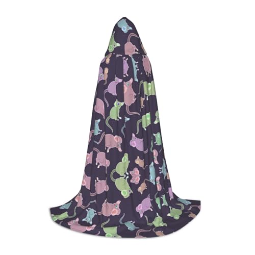 Kfjghhl Animals-Cute Mouse Long Hooded Cloak Teenager Child Cape Witch Costume Halloween Costume Women Men 88.9-139.7 cm Kfjghhl Animals-Cute Mouse Long Hooded Cloak Teenager Child Cape Witch Costume Halloween Costume Women Men 88.9-139.7 cm von Kfjghhl