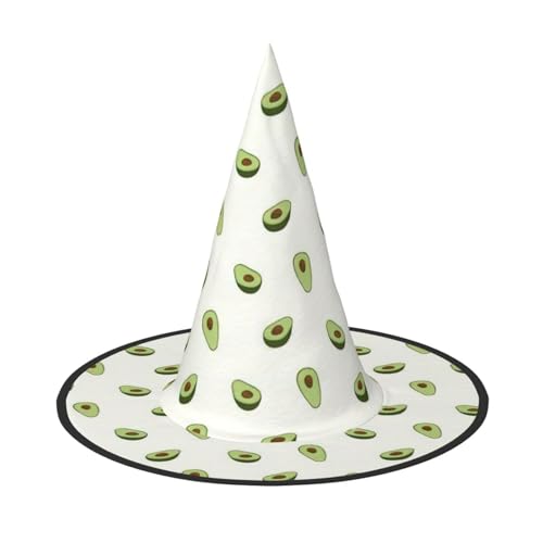 Kfjghhl Avocado-Halloween-Hut, böse Kostüme, Erwachsene, Unisex, Stirnband, Kostümzubehör, Weihnachtsfeier, Cosplay, Zauberer-Kostüm, Outfit, Halloween von Kfjghhl