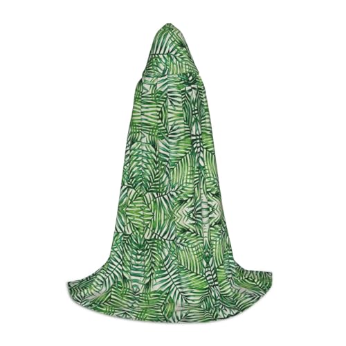 Kfjghhl Bananenblatt grüner langer Kapuzenumhang Teenager Kind Umhang Hexenkostüm Halloween Kostüm Damen Herren 88,9–149,7 cm Kfjghhl Bananenblatt grüner langer Kapuzenumhang Teenager Kind Umhang Hexenkostüm Halloween Kostüm Damen Herren 88,9–149,7 cm von Kfjghhl