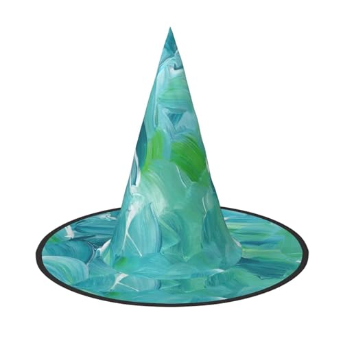 Kfjghhl Blaue Ölfarbe, Textur, Halloween-Hut, böse Kostüme, Erwachsene, Unisex, Stirnband, Kostümzubehör, Weihnachtsfeier, Cosplay, Zauberer-Kostüm, Outfit, Halloween Kfjghhl Blaue Ölfarbe, Textur, Halloween-Hut, böse Kostüme, Erwachsene, Unisex, Stirnband, Kostümzubehör, Weihnachtsfeier, Cosplay, Zauberer-Kostüm, Outfit, Halloween von Kfjghhl