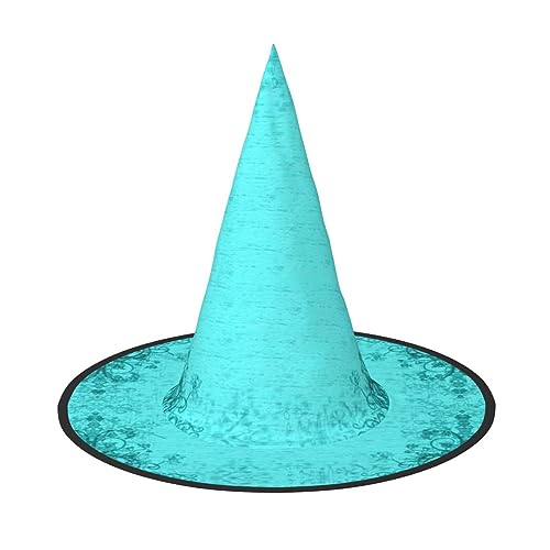 Kfjghhl Blaugrüner Halloween-Hut, böse Kostüme, für Erwachsene, Unisex, Stirnband, Kostümzubehör, Weihnachtsfeier, Cosplay, Zauberer-Kostüm, Outfit, Halloween Kfjghhl Blaugrüner Halloween-Hut, böse Kostüme, für Erwachsene, Unisex, Stirnband, Kostümzubehör, Weihnachtsfeier, Cosplay, Zauberer-Kostüm, Outfit, Halloween von Kfjghhl