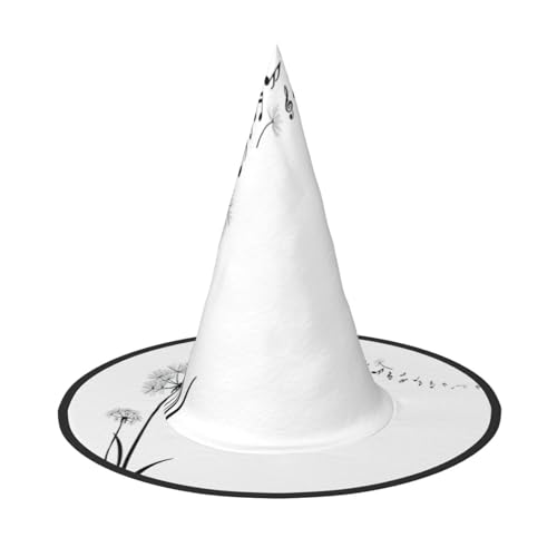 Kfjghhl Botanisch fliegende Musiknoten, Halloween-Hut, böse Kostüme, Erwachsene, Unisex, Stirnband, Kostümzubehör, Weihnachtsfeier, Cosplay, Zauberer-Kostüm, Outfit, Halloween Kfjghhl Botanisch fliegende Musiknoten, Halloween-Hut, böse Kostüme, Erwachsene, Unisex, Stirnband, Kostümzubehör, Weihnachtsfeier, Cosplay, Zauberer-Kostüm, Outfit, Halloween von Kfjghhl