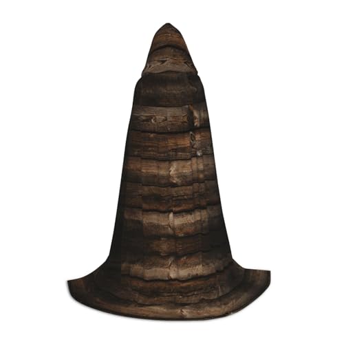 Kfjghhl Brauner hölzerner langer Kapuzenumhang für Jugendliche und Kinder, Hexenkostüm, Halloween-Kostüm, für Damen und Herren, 88,9–149,7 cm Kfjghhl Brauner hölzerner langer Kapuzenumhang für Jugendliche und Kinder, Hexenkostüm, Halloween-Kostüm, für Damen und Herren, 88,9–149,7 cm von Kfjghhl