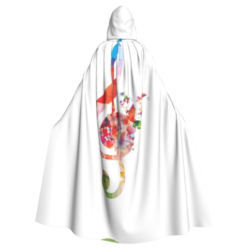 Kfjghhl Bunter Kapuzenumhang mit Musik, Unisex, Kostüm, Party, Halloween, Cosplay, Erwachsene, Kapuzenmantel, Weihnachten, 147,3 cm Kfjghhl Bunter Kapuzenumhang mit Musik, Unisex, Kostüm, Party, Halloween, Cosplay, Erwachsene, Kapuzenmantel, Weihnachten, 147,3 cm von Kfjghhl