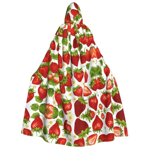 Kfjghhl Erdbeer-Halloween-Umhang, goldener Kapuzenumhang, volle Länge, Robe, Umhang, Halloween-Kostüm, Cosplay, Party Kfjghhl Erdbeer-Halloween-Umhang, goldener Kapuzenumhang, volle Länge, Robe, Umhang, Halloween-Kostüm, Cosplay, Party von Kfjghhl