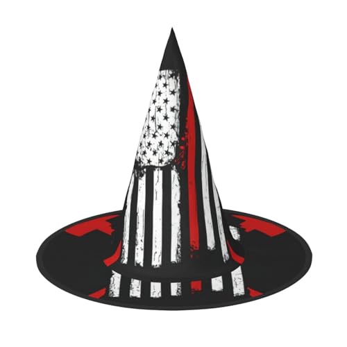 Kfjghhl Feuerwehrmann Amerikanische Flagge, Halloween-Hut, böse Kostüme, Erwachsene, Unisex, Stirnband, Kostümzubehör, Weihnachtsfeier, Cosplay, Zauberer-Kostüm, Outfit, Halloween Kfjghhl Feuerwehrmann Amerikanische Flagge, Halloween-Hut, böse Kostüme, Erwachsene, Unisex, Stirnband, Kostümzubehör, Weihnachtsfeier, Cosplay, Zauberer-Kostüm, Outfit, Halloween von Kfjghhl