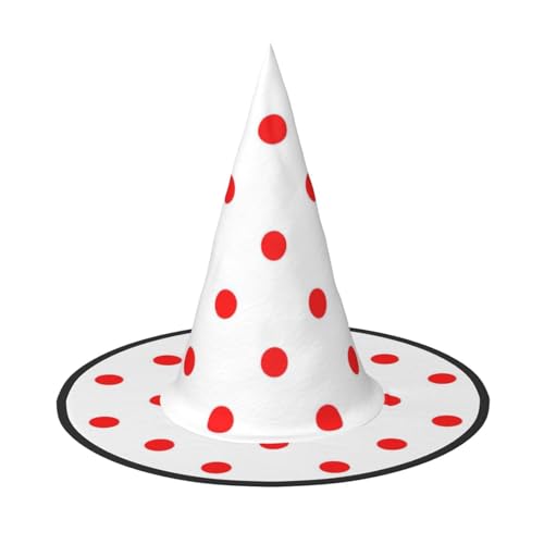 Kfjghhl Gepunkteter Halloween-Hut, böse Kostüme, für Erwachsene, Unisex, Stirnband, Kostümzubehör, Weihnachtsfeier, Cosplay, Zauberer-Kostüm, Outfit, Halloween Kfjghhl Gepunkteter Halloween-Hut, böse Kostüme, für Erwachsene, Unisex, Stirnband, Kostümzubehör, Weihnachtsfeier, Cosplay, Zauberer-Kostüm, Outfit, Halloween von Kfjghhl