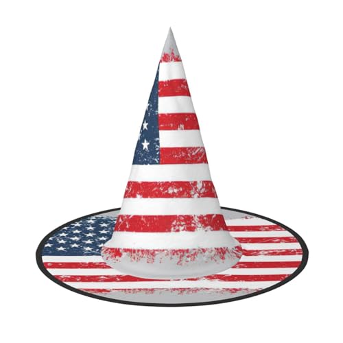 Kfjghhl Halloween-Hut mit Sternen und Streifen, für Erwachsene, Unisex, Stirnband, Kostümzubehör, Weihnachtsfeier, Cosplay, Zauberer-Kostüm, Outfit, Halloween Kfjghhl Halloween-Hut mit Sternen und Streifen, für Erwachsene, Unisex, Stirnband, Kostümzubehör, Weihnachtsfeier, Cosplay, Zauberer-Kostüm, Outfit, Halloween von Kfjghhl