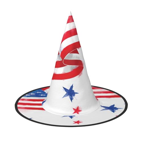 Kfjghhl Halloween-Hut mit amerikanischer Flagge und Sternen, für Erwachsene, Unisex, Stirnband, Kostümzubehör, Weihnachtsfeier, Cosplay, Zauberer-Kostüm, Outfit, Halloween Kfjghhl Halloween-Hut mit amerikanischer Flagge und Sternen, für Erwachsene, Unisex, Stirnband, Kostümzubehör, Weihnachtsfeier, Cosplay, Zauberer-Kostüm, Outfit, Halloween von Kfjghhl