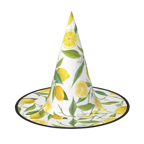 Kfjghhl Halloween-Kostüm, Motiv: frische tropische Zitronen, für Erwachsene, Unisex, Stirnband, Kostümzubehör, Weihnachtsfeier, Cosplay, Zauberer-Kostüm, Outfit, Halloween Kfjghhl Halloween-Kostüm, Motiv: frische tropische Zitronen, für Erwachsene, Unisex, Stirnband, Kostümzubehör, Weihnachtsfeier, Cosplay, Zauberer-Kostüm, Outfit, Halloween von Kfjghhl