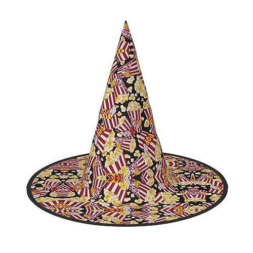 Kfjghhl Halloween-Kostüm mit Popcorn-Aufdruck, für Erwachsene, Unisex, Stirnband, Kostümzubehör, Weihnachtsfeier, Cosplay, Zauberer-Kostüm, Outfit, Halloween Kfjghhl Halloween-Kostüm mit Popcorn-Aufdruck, für Erwachsene, Unisex, Stirnband, Kostümzubehör, Weihnachtsfeier, Cosplay, Zauberer-Kostüm, Outfit, Halloween von Kfjghhl