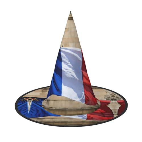 Kfjghhl Halloween-Kostüm mit französischer Flagge, für Erwachsene, Unisex, Stirnband, Kostümzubehör, Weihnachtsfeier, Cosplay, Zauberer-Kostüm, Outfit, Halloween Kfjghhl Halloween-Kostüm mit französischer Flagge, für Erwachsene, Unisex, Stirnband, Kostümzubehör, Weihnachtsfeier, Cosplay, Zauberer-Kostüm, Outfit, Halloween von Kfjghhl