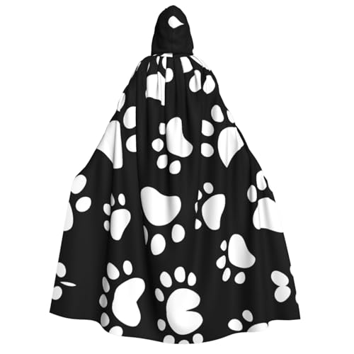 Kfjghhl Halloween-Umhang mit Bärentatze, goldener Kapuzenumhang, volle Länge, Robe, Umhang, Halloween-Kostüm, Cosplay, Party Kfjghhl Halloween-Umhang mit Bärentatze, goldener Kapuzenumhang, volle Länge, Robe, Umhang, Halloween-Kostüm, Cosplay, Party von Kfjghhl