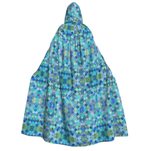 Kfjghhl Halloween-Umhang mit Steinmuster, goldener Kapuzenumhang, volle Länge, Robe, Umhang, Halloween-Kostüm, Cosplay, Party Kfjghhl Halloween-Umhang mit Steinmuster, goldener Kapuzenumhang, volle Länge, Robe, Umhang, Halloween-Kostüm, Cosplay, Party von Kfjghhl