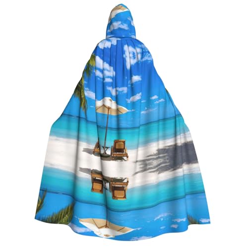 Kfjghhl Halloween-Umhang mit Strandpalme, goldener Kapuzenumhang, volle Länge, Robe, Umhang, Halloween-Kostüm, Cosplay, Party Kfjghhl Halloween-Umhang mit Strandpalme, goldener Kapuzenumhang, volle Länge, Robe, Umhang, Halloween-Kostüm, Cosplay, Party von Kfjghhl