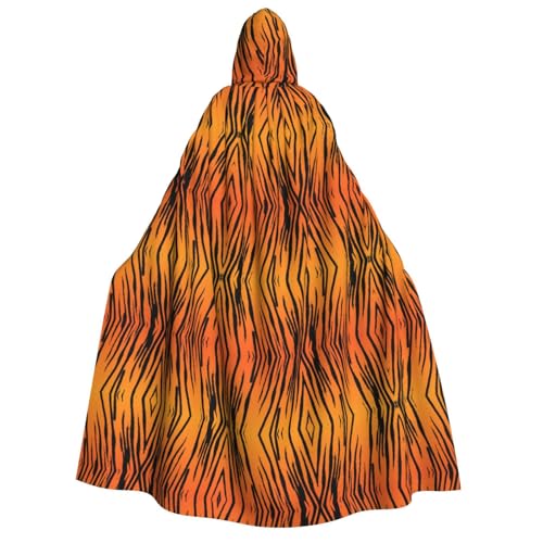 Kfjghhl Halloween-Umhang mit Tigerstreifen, goldener Kapuzenumhang, volle Länge, Robe, Umhang, Halloween-Kostüm, Cosplay, Party Kfjghhl Halloween-Umhang mit Tigerstreifen, goldener Kapuzenumhang, volle Länge, Robe, Umhang, Halloween-Kostüm, Cosplay, Party von Kfjghhl