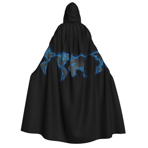 Kfjghhl Halloween-Umhang mit Weltkarte, goldener Kapuzenumhang, volle Länge, Robe, Umhang, Halloween-Kostüm, Cosplay, Party Kfjghhl Halloween-Umhang mit Weltkarte, goldener Kapuzenumhang, volle Länge, Robe, Umhang, Halloween-Kostüm, Cosplay, Party von Kfjghhl