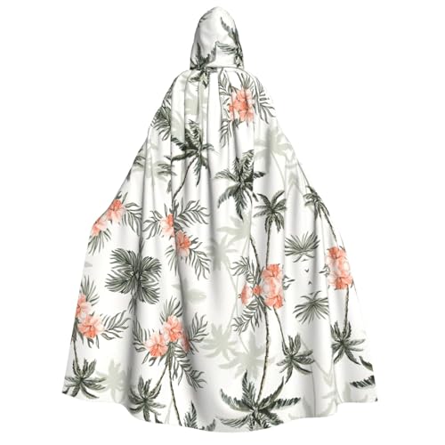 Kfjghhl Halloween-Umhang mit tropischen Palmen, goldener Kapuzenumhang, volle Länge, Robe, Umhang, Halloween-Kostüm, Cosplay, Party Kfjghhl Halloween-Umhang mit tropischen Palmen, goldener Kapuzenumhang, volle Länge, Robe, Umhang, Halloween-Kostüm, Cosplay, Party von Kfjghhl