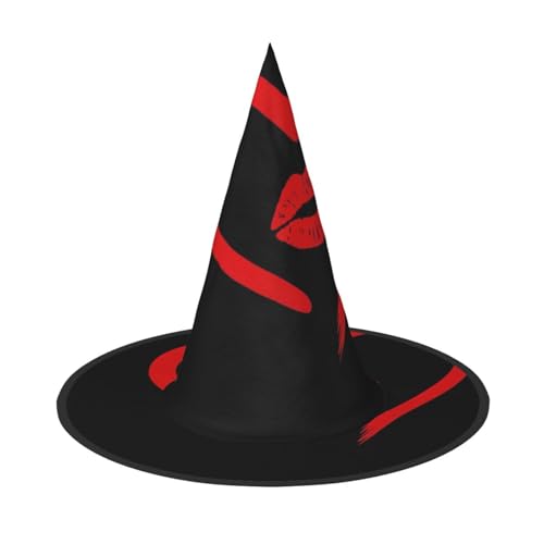 Kfjghhl Herz im Lippenstift gezeichnet Halloween Hut Wicked Kostüme Erwachsene Unisex Stirnband Verkleidung Zubehör Weihnachten Party Cosplay Magier Kostüm Outfit Halloween Kfjghhl Herz im Lippenstift gezeichnet Halloween Hut Wicked Kostüme Erwachsene Unisex Stirnband Verkleidung Zubehör Weihnachten Party Cosplay Magier Kostüm Outfit Halloween von Kfjghhl