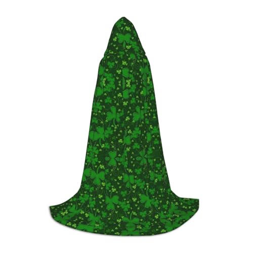 Kfjghhl Hintergrund St. Patrick's Day Glitzer Lange Kapuzenumhang Teenager Kind Umhang Hexenkostüm Halloween Kostüm Damen Herren 88,9–149,7 cm Kfjghhl Hintergrund St. Patrick's Day Glitzer Lange Kapuzenumhang Teenager Kind Umhang Hexenkostüm Halloween Kostüm Damen Herren 88,9–149,7 cm von Kfjghhl
