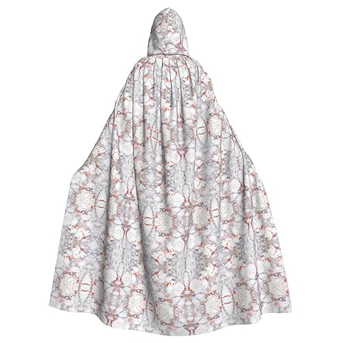 Kfjghhl Kapuzenumhang mit Kapuze, Unisex, weißer Marmor, Rotgold, Kostüm, Party, Halloween, Cosplay, Erwachsene, Kapuzenmantel, Weihnachten, 147,3 cm Kfjghhl Kapuzenumhang mit Kapuze, Unisex, weißer Marmor, Rotgold, Kostüm, Party, Halloween, Cosplay, Erwachsene, Kapuzenmantel, Weihnachten, 147,3 cm von Kfjghhl
