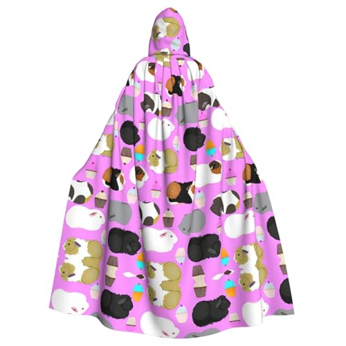 Kfjghhl Kapuzenumhang mit Meerschweinchen und Cupcakes, Unisex, für Party, Halloween, Cosplay, Erwachsene, Weihnachten, 147,3 cm Kfjghhl Kapuzenumhang mit Meerschweinchen und Cupcakes, Unisex, für Party, Halloween, Cosplay, Erwachsene, Weihnachten, 147,3 cm von Kfjghhl