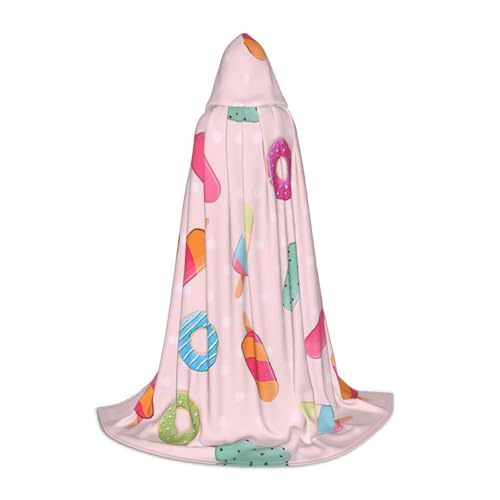 Kfjghhl Langer Kapuzenumhang für Teenager, Kinder, Hexenkostüm, Halloween-Kostüm, für Damen und Herren, 88,9–149,7 cm von Kfjghhl