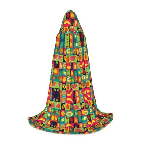 Kfjghhl Langer Kapuzenumhang im Kunststil, für Teenager, Kinder, Hexenkostüm, Halloween-Kostüm, für Damen und Herren, 88,9–149,7 cm Kfjghhl Langer Kapuzenumhang im Kunststil, für Teenager, Kinder, Hexenkostüm, Halloween-Kostüm, für Damen und Herren, 88,9–149,7 cm von Kfjghhl