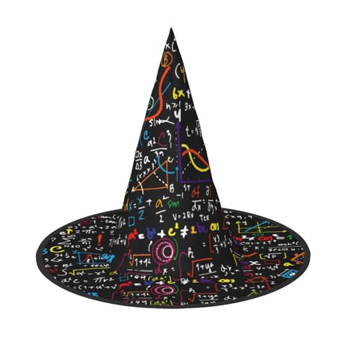 Kfjghhl Mathe-Formula Halloween-Hut, böse Kostüme, Erwachsene, Unisex, Stirnband, Kostümzubehör, Weihnachtsfeier, Cosplay, Zauberer-Kostüm, Outfit, Halloween Kfjghhl Mathe-Formula Halloween-Hut, böse Kostüme, Erwachsene, Unisex, Stirnband, Kostümzubehör, Weihnachtsfeier, Cosplay, Zauberer-Kostüm, Outfit, Halloween von Kfjghhl