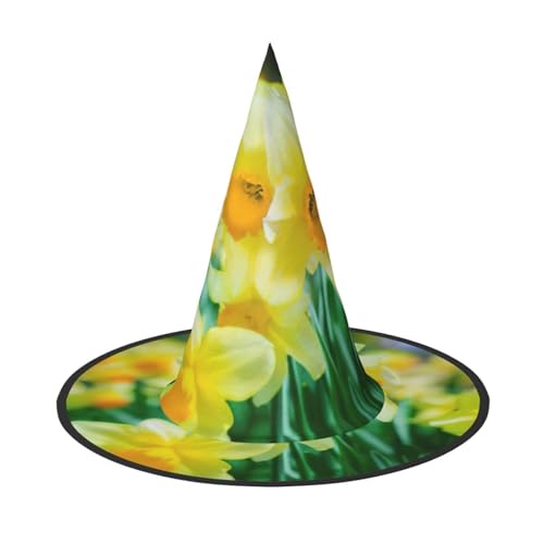 Kfjghhl Narzissen-Blume, Halloween-Hut, böse Kostüme, Erwachsene, Unisex, Stirnband, Kostümzubehör, Weihnachtsfeier, Cosplay, Zauberer-Kostüm, Outfit, Halloween Kfjghhl Narzissen-Blume, Halloween-Hut, böse Kostüme, Erwachsene, Unisex, Stirnband, Kostümzubehör, Weihnachtsfeier, Cosplay, Zauberer-Kostüm, Outfit, Halloween von Kfjghhl