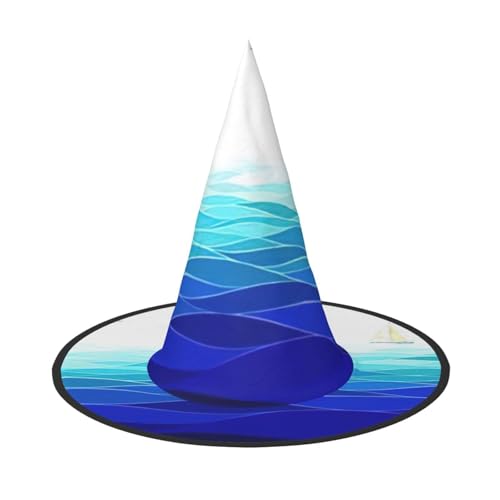 Kfjghhl Ozeanwellen, Segelboot mit Vögeln, maritimer Halloween-Hut, böse Kostüme, Erwachsene, Unisex, Stirnband, Kostümzubehör, Weihnachtsfeier, Cosplay, Zauberer-Kostüm, Outfit, Halloween Kfjghhl Ozeanwellen, Segelboot mit Vögeln, maritimer Halloween-Hut, böse Kostüme, Erwachsene, Unisex, Stirnband, Kostümzubehör, Weihnachtsfeier, Cosplay, Zauberer-Kostüm, Outfit, Halloween von Kfjghhl