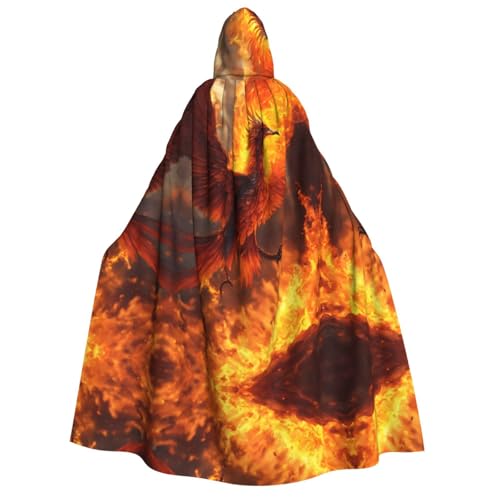 Kfjghhl Phoenix Halloween-Umhang, goldener Kapuzenumhang, volle Länge, Robe, Umhang, Halloween-Kostüm, Cosplay, Party Kfjghhl Phoenix Halloween-Umhang, goldener Kapuzenumhang, volle Länge, Robe, Umhang, Halloween-Kostüm, Cosplay, Party von Kfjghhl