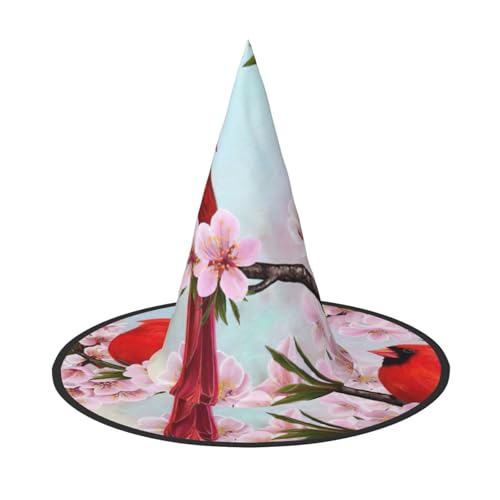 Kfjghhl Roter Vogelzweig, Blüte, Halloween-Hut, böse Kostüme, Erwachsene, Unisex, Stirnband, Kostümzubehör, Weihnachtsfeier, Cosplay, Zauberer-Kostüm, Outfit, Halloween Kfjghhl Roter Vogelzweig, Blüte, Halloween-Hut, böse Kostüme, Erwachsene, Unisex, Stirnband, Kostümzubehör, Weihnachtsfeier, Cosplay, Zauberer-Kostüm, Outfit, Halloween von Kfjghhl