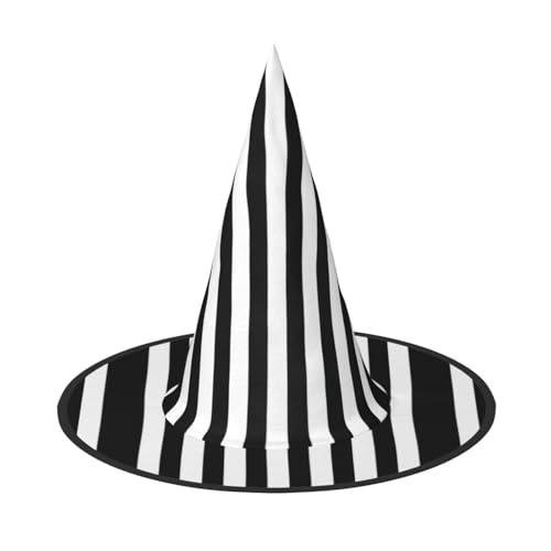 Kfjghhl Schwarz-weiße Streifen, Halloween-Hut, böse Kostüme, Erwachsene, Unisex, Stirnband, Kostümzubehör, Weihnachtsfeier, Cosplay, Zauberer-Kostüm, Outfit, Halloween Kfjghhl Schwarz-weiße Streifen, Halloween-Hut, böse Kostüme, Erwachsene, Unisex, Stirnband, Kostümzubehör, Weihnachtsfeier, Cosplay, Zauberer-Kostüm, Outfit, Halloween von Kfjghhl