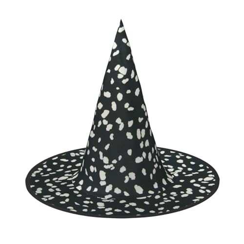 Kfjghhl Schwarz-weißer Leoparden-Halloween-Hut, böse Kostüme, für Erwachsene, Unisex, Stirnband, Kostümzubehör, Weihnachtsfeier, Cosplay, Zauberer-Kostüm, Outfit, Halloween Kfjghhl Schwarz-weißer Leoparden-Halloween-Hut, böse Kostüme, für Erwachsene, Unisex, Stirnband, Kostümzubehör, Weihnachtsfeier, Cosplay, Zauberer-Kostüm, Outfit, Halloween von Kfjghhl