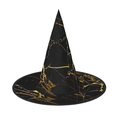 Kfjghhl Schwarzer und goldener Hintergrund, Halloween-Hut, böse Kostüme, Erwachsene, Unisex, Stirnband, Kostümzubehör, Weihnachtsfeier, Cosplay, Zauberer-Kostüm, Outfit, Halloween Kfjghhl Schwarzer und goldener Hintergrund, Halloween-Hut, böse Kostüme, Erwachsene, Unisex, Stirnband, Kostümzubehör, Weihnachtsfeier, Cosplay, Zauberer-Kostüm, Outfit, Halloween von Kfjghhl