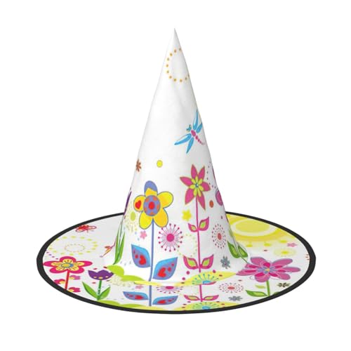Kfjghhl Sonnenschmetterlinge, Libelle, Blumen, Kinderzimmer-Halloween-Hut, böse Kostüme, Erwachsene, Unisex, Stirnband, Kostümzubehör, Weihnachtsfeier, Cosplay, Zauberer-Kostüm, Outfit, Halloween Kfjghhl Sonnenschmetterlinge, Libelle, Blumen, Kinderzimmer-Halloween-Hut, böse Kostüme, Erwachsene, Unisex, Stirnband, Kostümzubehör, Weihnachtsfeier, Cosplay, Zauberer-Kostüm, Outfit, Halloween von Kfjghhl