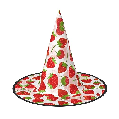 Kfjghhl Strawberry Halloween Hut Wicked Kostüme Erwachsene Unisex Stirnband Verkleidung Zubehör Weihnachten Party Cosplay Magier Kostüm Outfit Halloween Kfjghhl Strawberry Halloween Hut Wicked Kostüme Erwachsene Unisex Stirnband Verkleidung Zubehör Weihnachten Party Cosplay Magier Kostüm Outfit Halloween von Kfjghhl