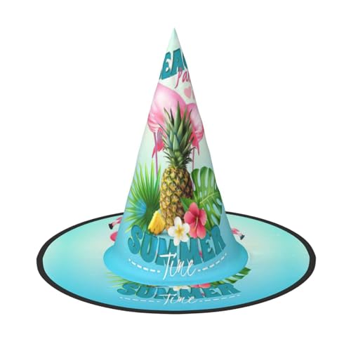Kfjghhl Tropischer Flamingo, Halloween-Hut, böse Kostüme, Erwachsene, Unisex, Stirnband, Kostümzubehör, Weihnachtsfeier, Cosplay, Zauberer-Kostüm, Outfit, Halloween Kfjghhl Tropischer Flamingo, Halloween-Hut, böse Kostüme, Erwachsene, Unisex, Stirnband, Kostümzubehör, Weihnachtsfeier, Cosplay, Zauberer-Kostüm, Outfit, Halloween von Kfjghhl
