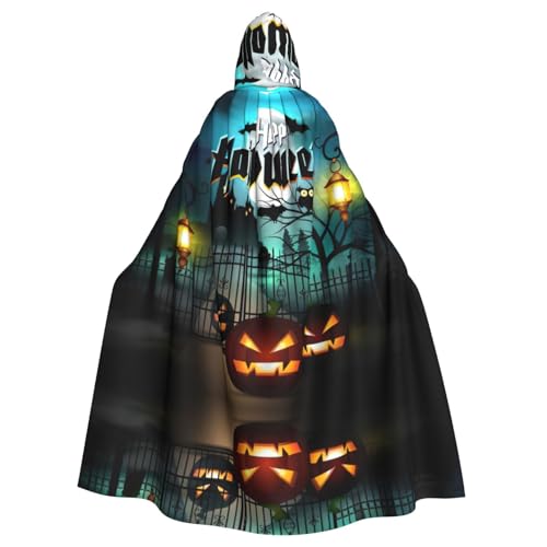 Kfjghhl Unisex Kapuzenumhang mit Eule, Kürbis, Happy Halloween, Kostüm, Party, Halloween, Cosplay, Erwachsene, Kapuzenmantel, Weihnachten, 147,3 cm Kfjghhl Unisex Kapuzenumhang mit Eule, Kürbis, Happy Halloween, Kostüm, Party, Halloween, Cosplay, Erwachsene, Kapuzenmantel, Weihnachten, 147,3 cm von Kfjghhl