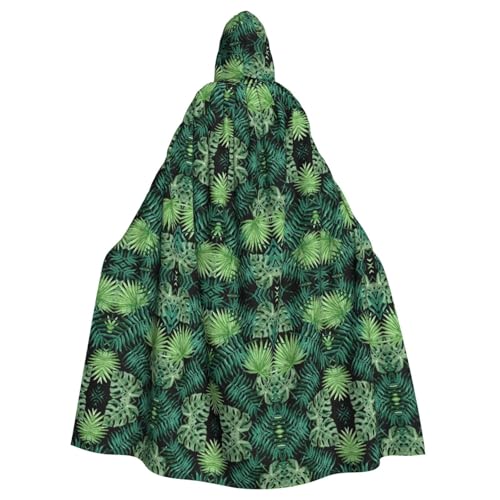 Kfjghhl Unisex Kapuzenumhang mit Palmblatt-Muster, transparent, Kostüm, Party, Halloween, Cosplay, Erwachsene, Kapuzenmantel, Weihnachten, 147,3 cm Kfjghhl Unisex Kapuzenumhang mit Palmblatt-Muster, transparent, Kostüm, Party, Halloween, Cosplay, Erwachsene, Kapuzenmantel, Weihnachten, 147,3 cm von Kfjghhl